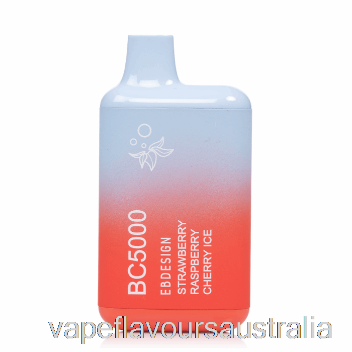 Vape Nicotine Australia BC5000 Disposable Strawberry Raspberry Cherry Ice